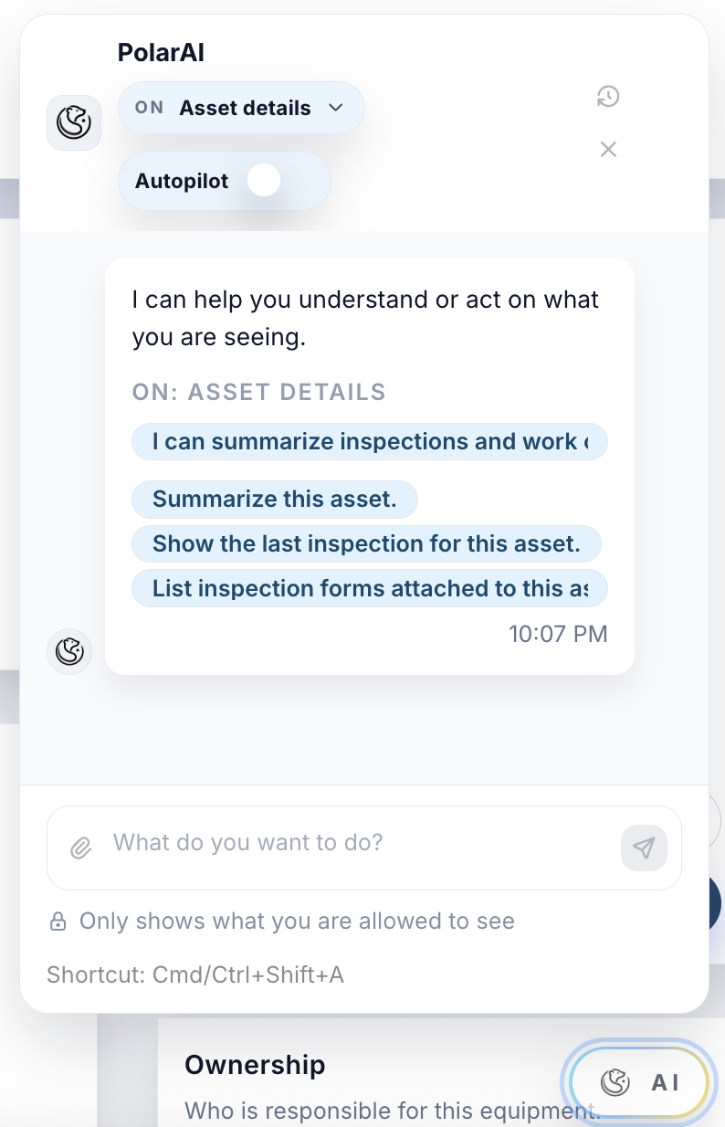 PolarPath CRM with integrated AI assistant and live calling context